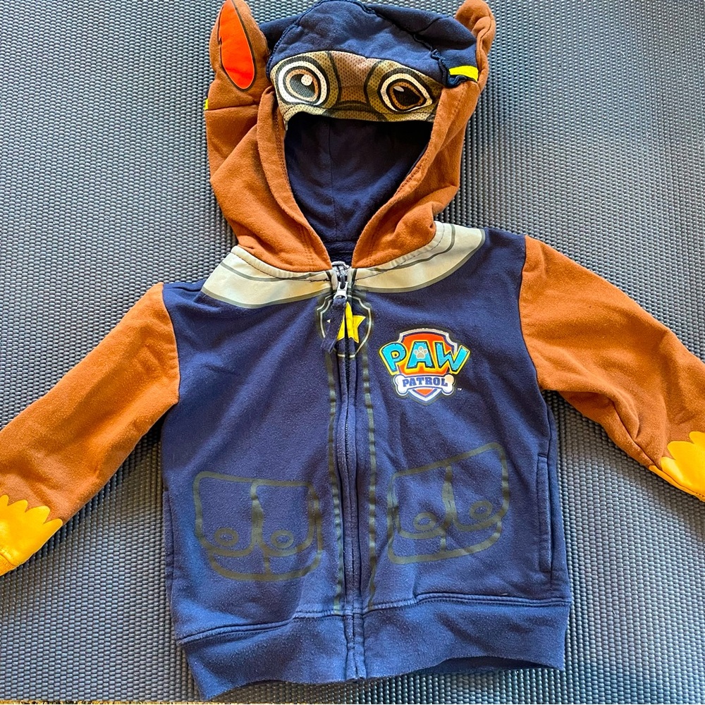 Chase Paw Patrol Toddler Zip-up Hoodie (3T)